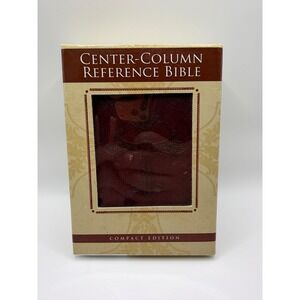 Thomas Nelson NCV Center-Column Reference Bible Compact Burgundy Leather 6245BG